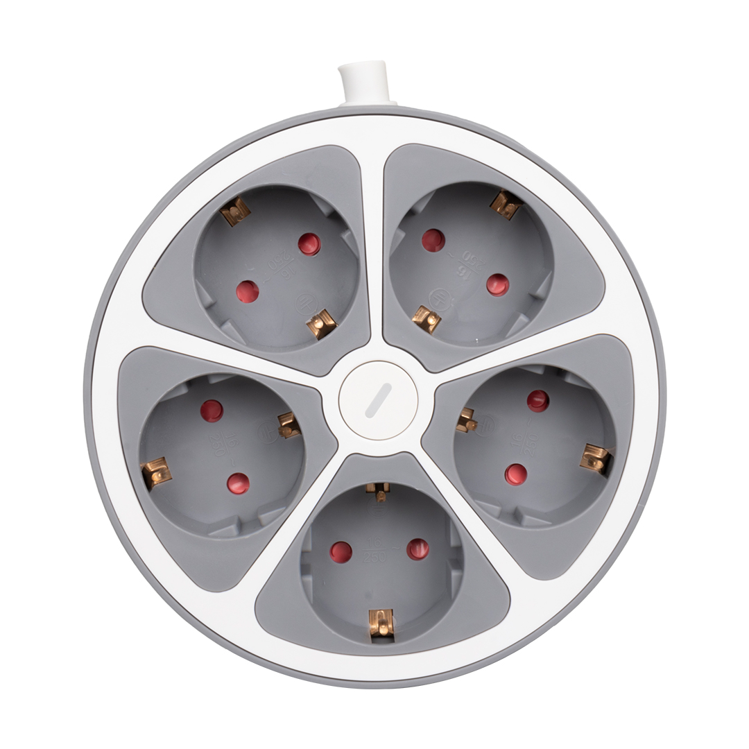 M2532-VEA VE-G605Y 5'Lİ ANAHTARLI 1.5 METRE GRUP PRİZ